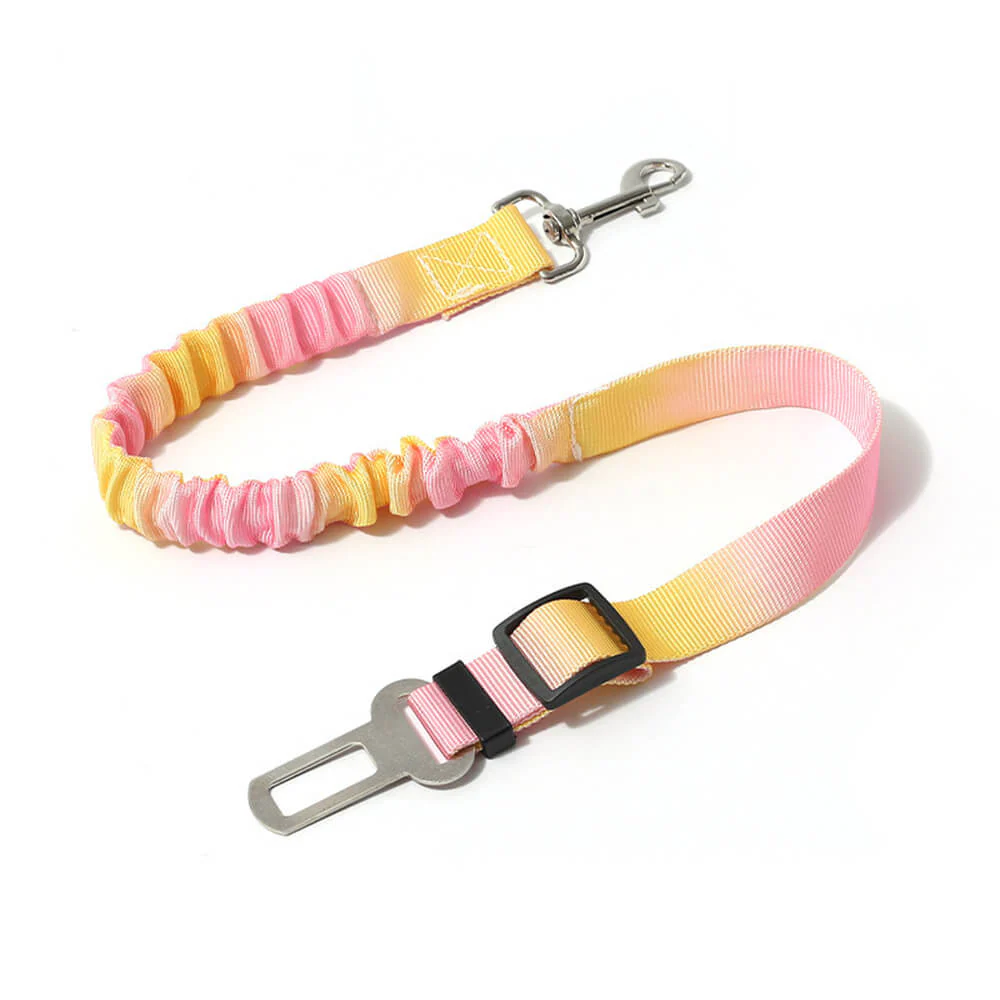 Gradient Elastic Shock-Absorbing Pet Car Safety Belt - Holidayae