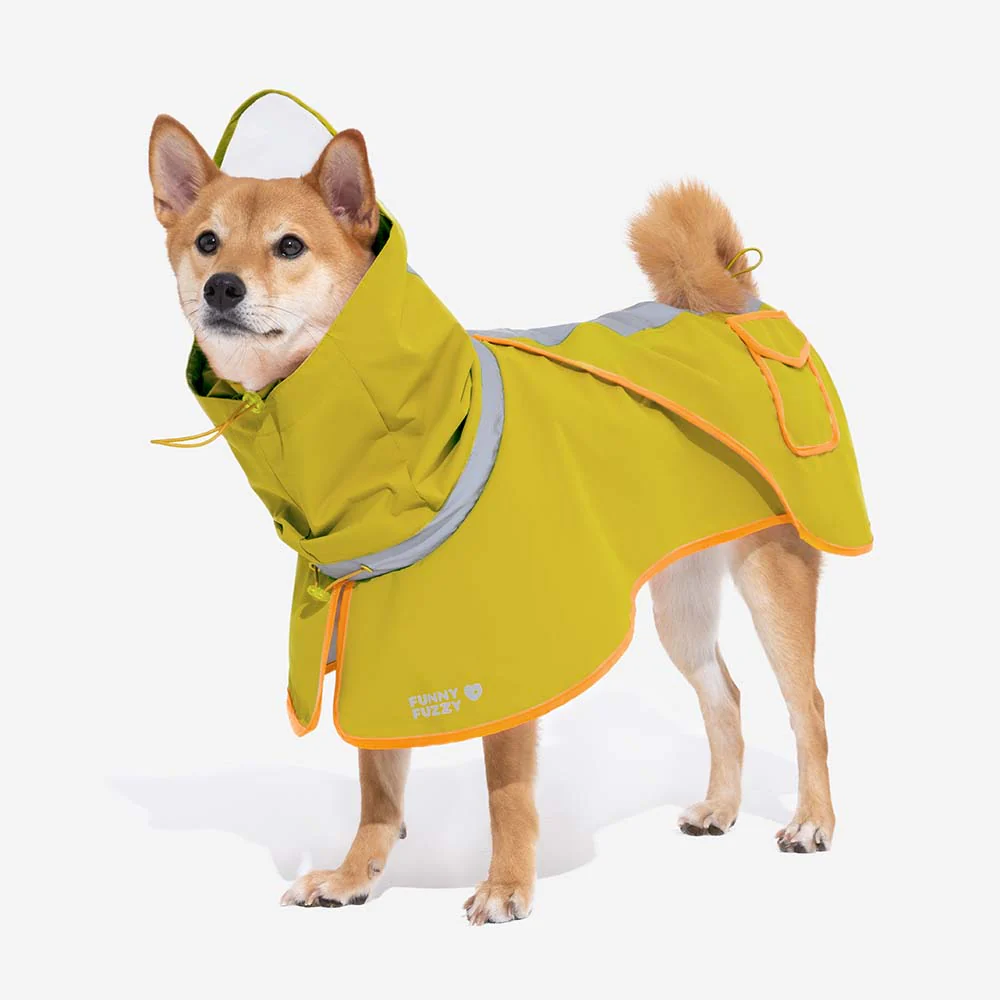 Adjustable Reflective Waterproof with Pocket Dog Human Matching Raincoat-Stay Dry - Holidayae
